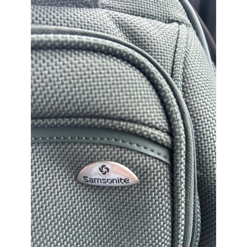 Samsonite Green Ballistic Nylon Travel Carry-On Bag Multi-Pocket Utility Duffle - Picture 10 of 12